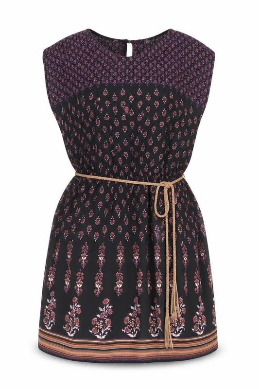 Front view of Forever 21 Women's Multicoloured Floral Strapless Dress M