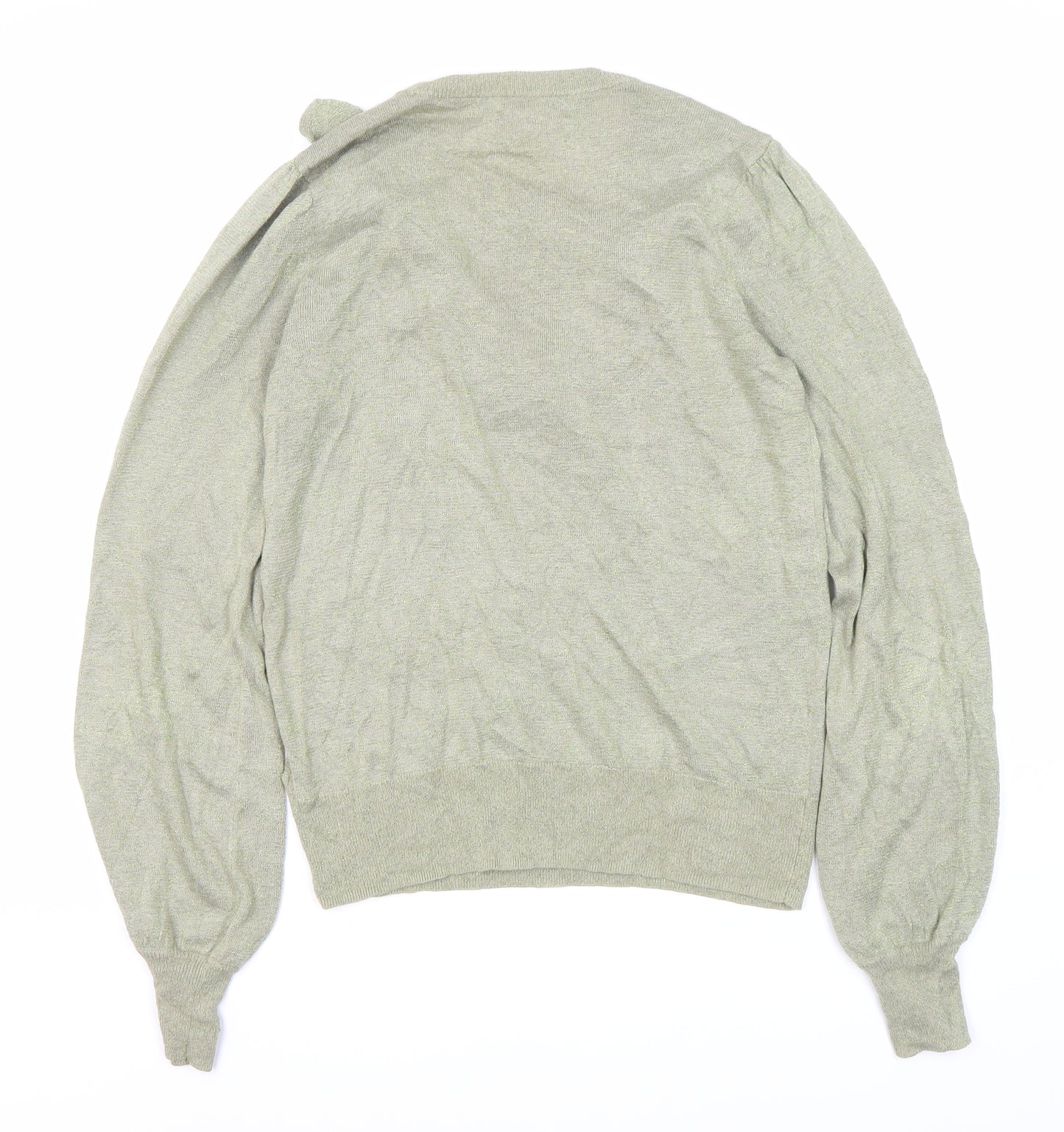 Next Women's Green Crew Neck Pullover Jumper Size 10