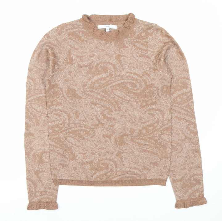 Next Women's Brown Paisley Pullover Jumper XS