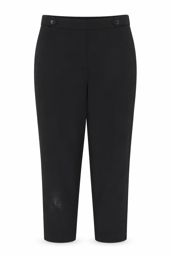Front view of Next Women's Black Regular Trousers, size 14R