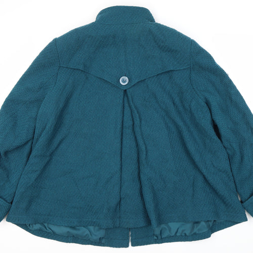 Vanilla Sands Women's Green Mid-Length Jacket Size 22