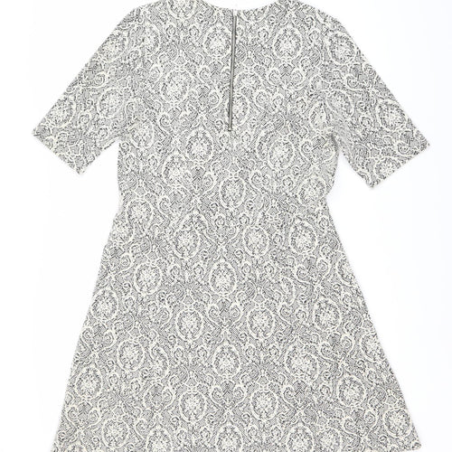 Noa Noa Women's Grey A-Line Dress, UK 8