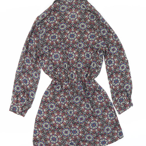 New Look Women's Multicoloured Floral Playsuit UK 6
