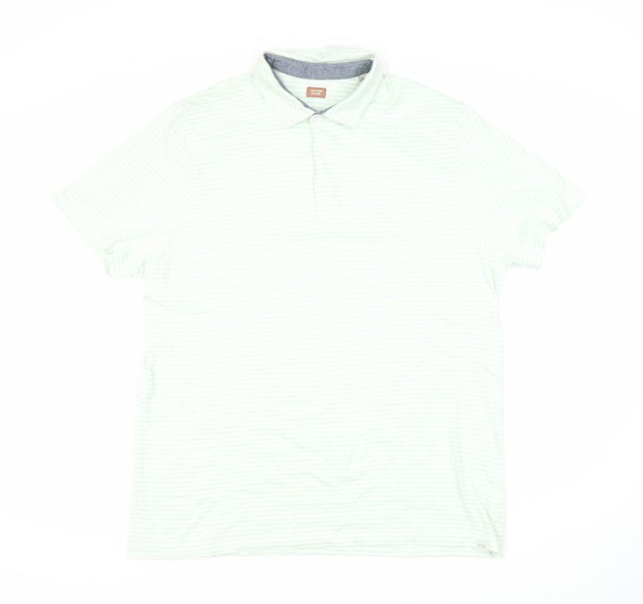 Common People Men's Multicoloured Striped Polo XL