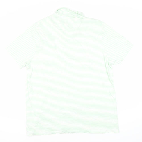 Common People Men's Multicoloured Striped Polo XL