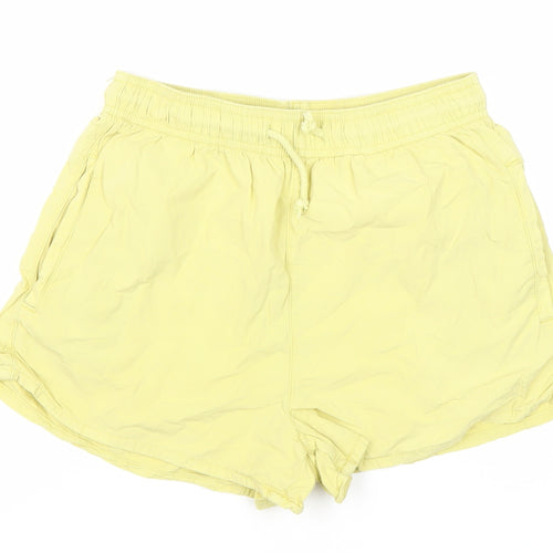 It's Trans Women's Yellow Shorts, Size S, Casual Wear