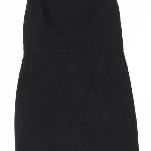 Next Women's Black Sleeveless Sheath Dress Size 12