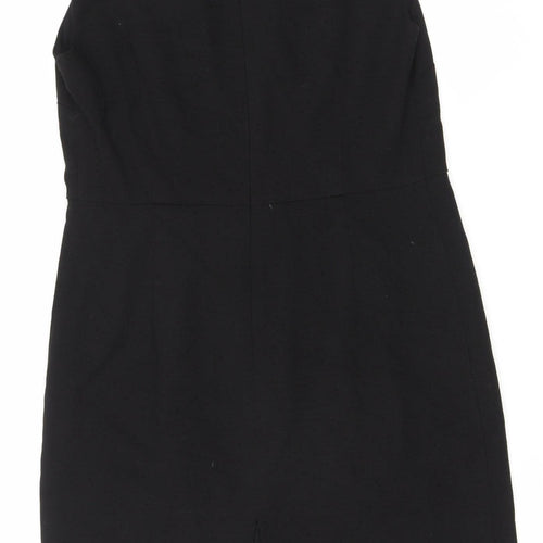 Next Women's Black Sleeveless Sheath Dress Size 12