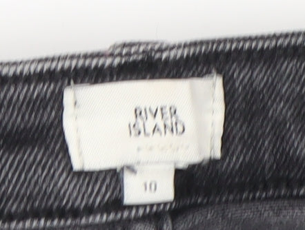 River Island Women's Black Skinny Jeans Size 10