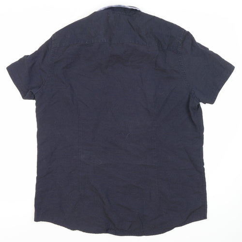 Burton Menswear London Men's Blue XL Shirt