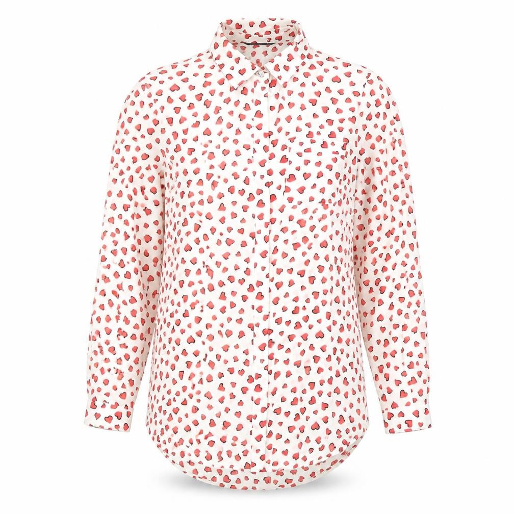 Front view of Marks & Spencer Women's Multicoloured Button-Up, size 8