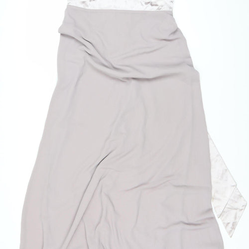 TFNC London Grey Evening Gown for Women Size 12