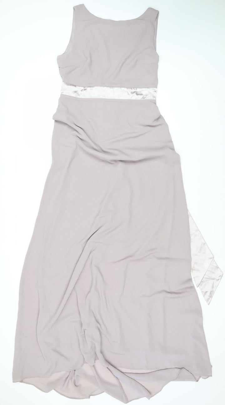 TFNC London Grey Evening Gown for Women Size 12