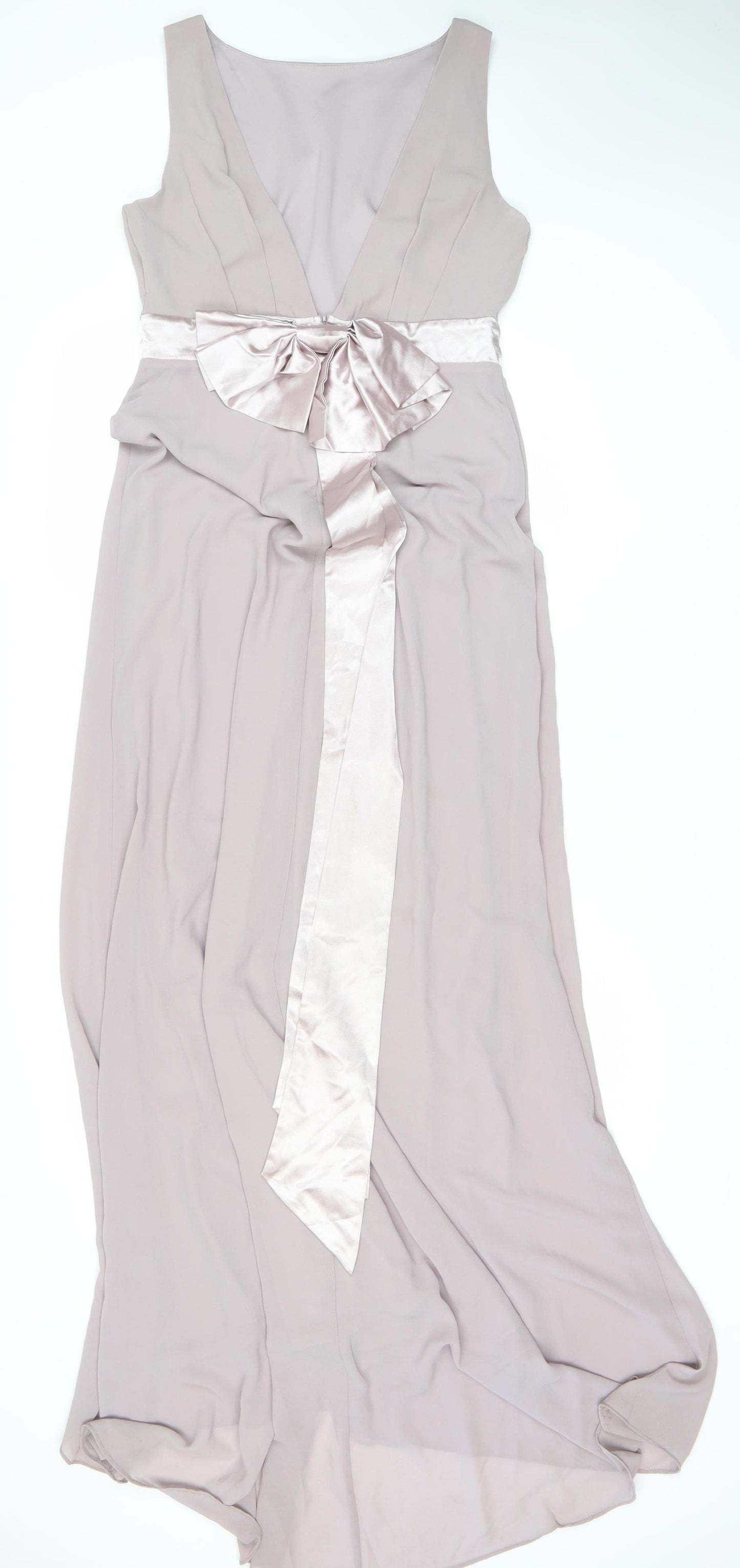 TFNC London Grey Evening Gown for Women Size 12