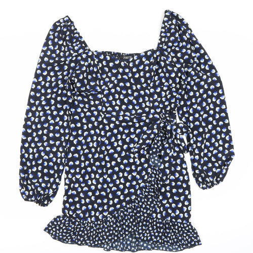 Zino Women's Blue Floral Long Sleeve Dress