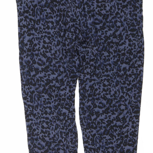 Marks and Spencer Women's Blue Animal Print Joggers Size 14