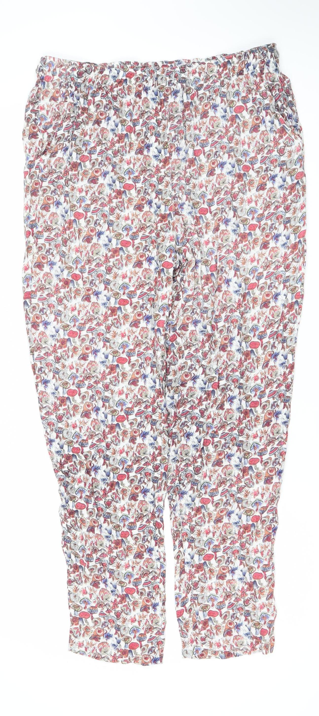 Cerulea Collection Women’s Floral Trousers L Multicoloured