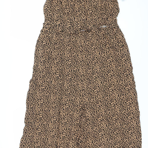 Next Women's Multicoloured Animal Print Jumpsuit Size 14