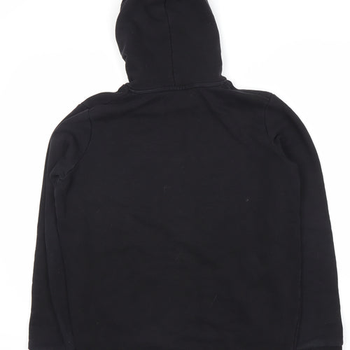 Hype Boys Black Logo Pullover Hoodie 16 Years