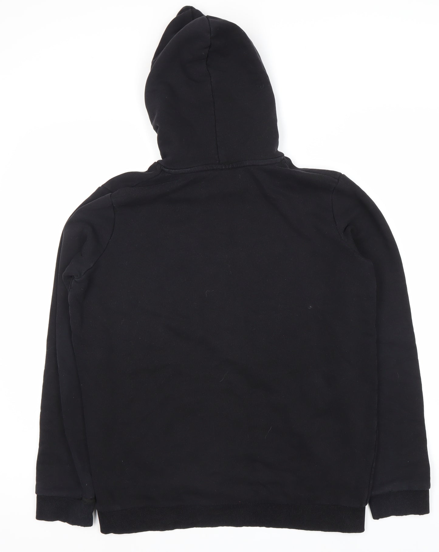 Hype Boys Black Logo Pullover Hoodie 16 Years