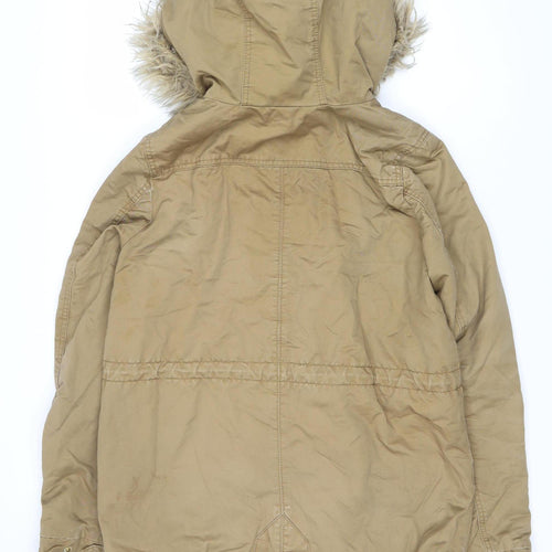 Divided Women's Beige Parka Coat Size 10