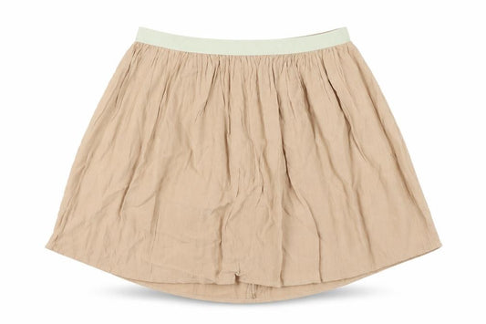 Front view of American Vintage Beige Women's Skirt, size S