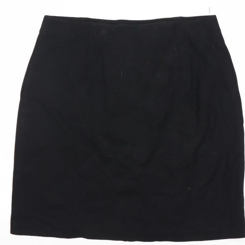 Marks and Spencer Black Pencil Skirt, Size 12, Women