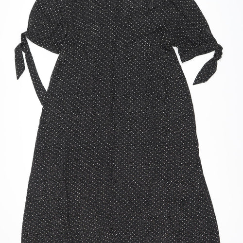 QED London Women's Black Dress Size 8 with Zip Closure