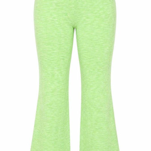 Bershka Green Trousers for Women, Size L, Viscose Blend