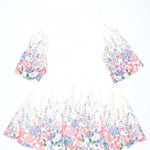 Next Women's Multicoloured A-Line Dress Size 10