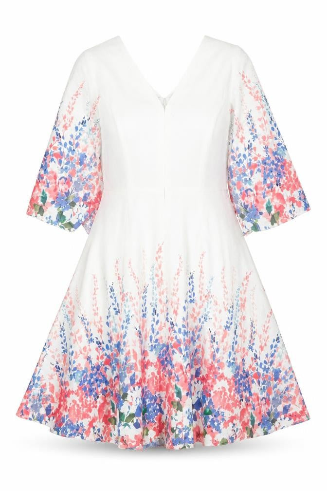 Front view of Next Women's Multicoloured A-Line Dress, size 10