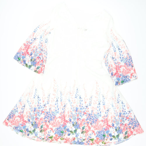 Next Women's Multicoloured A-Line Dress Size 10