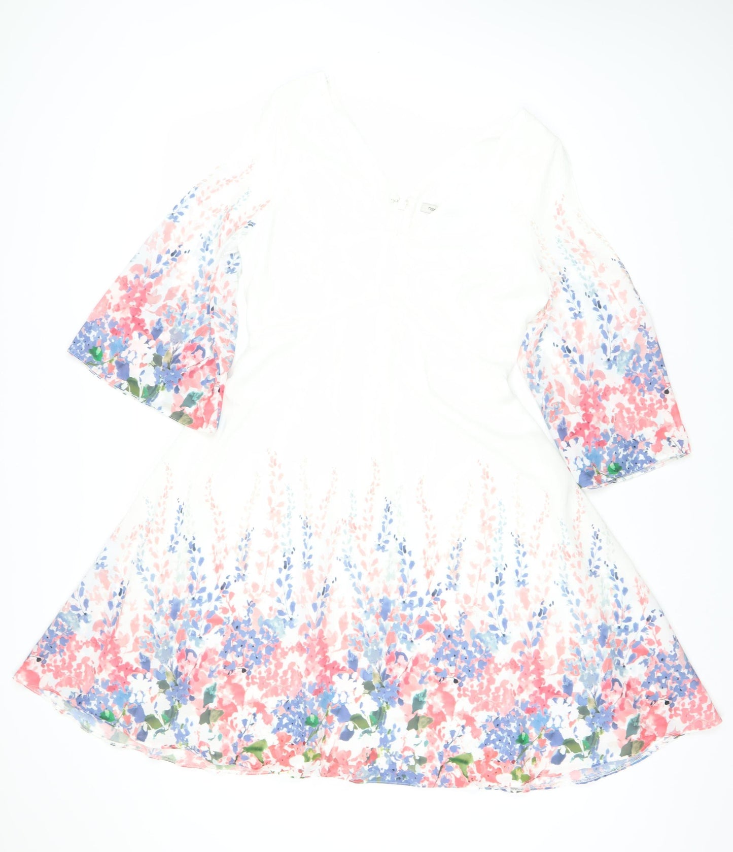 Next Women's Multicoloured A-Line Dress Size 10