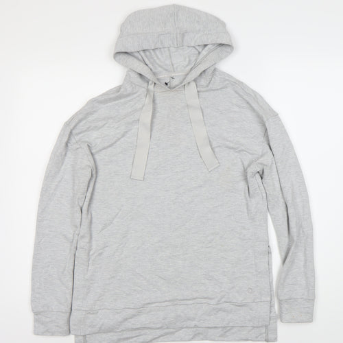 Marks and Spencer Women's Grey Pullover Hoodie Size 10