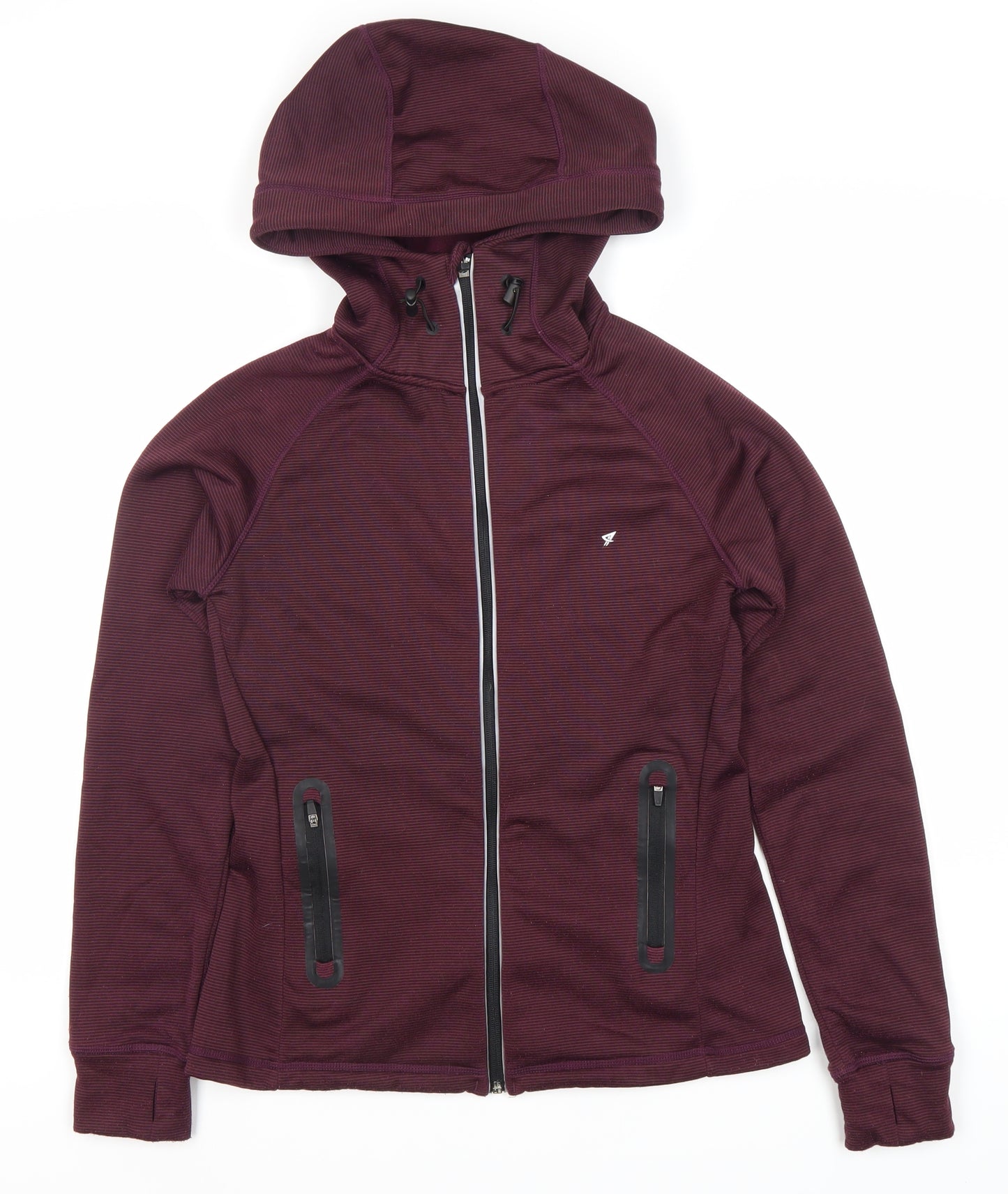 Work Out Women's Purple Full Zip Hoodie Size 12