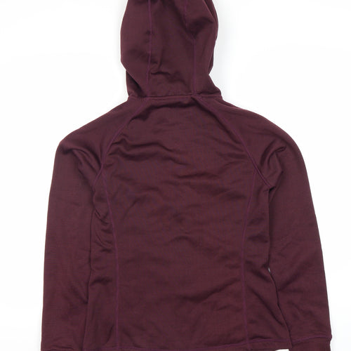 Work Out Women's Purple Full Zip Hoodie Size 12