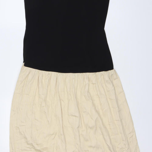Marks and Spencer Women's Black Beige Dress Size 12