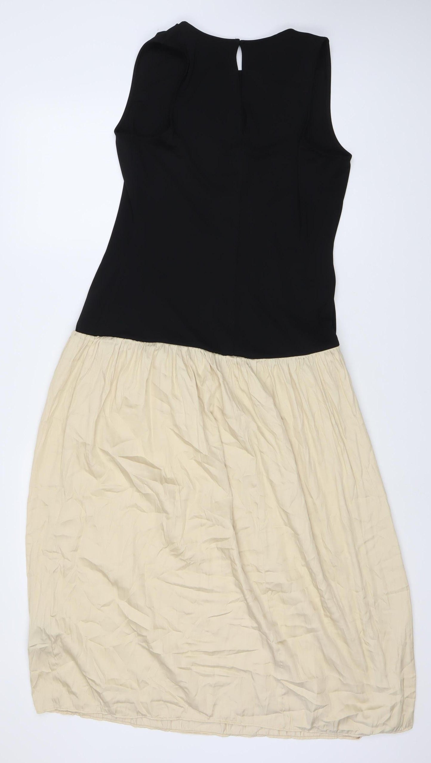 Marks and Spencer Women's Black Beige Dress Size 12