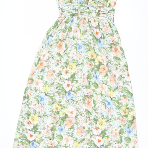 Izabel London Women's Green Floral Dress Size 10