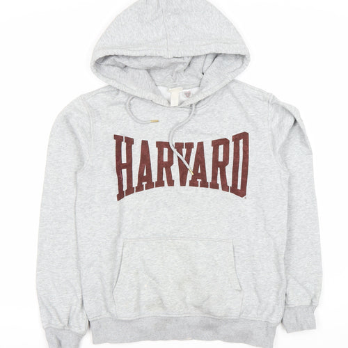 H&M Women's Grey XS Hoodie with Harvard Logo