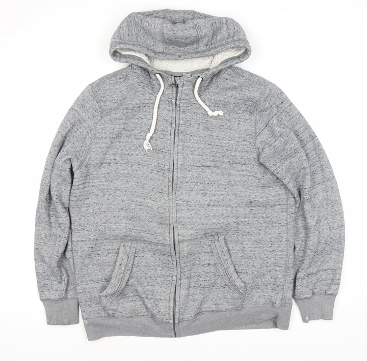 Livergy Men's Grey Full Zip Hoodie Size L