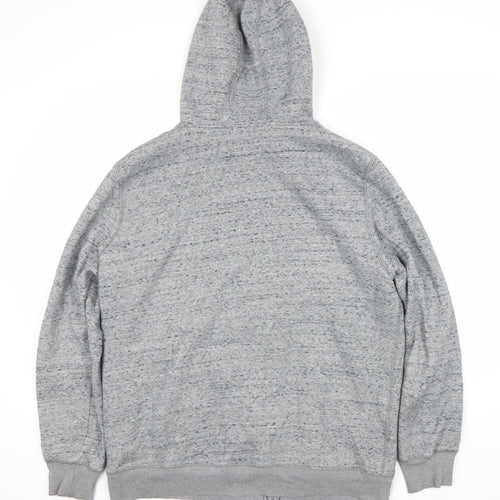 Livergy Men's Grey Full Zip Hoodie Size L