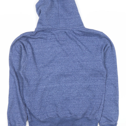 Women's Blue Full Zip Hoodie 2XL with Pockets