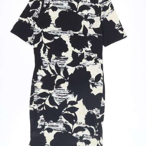 Topshop Women's Black Sheath Dress Size 12