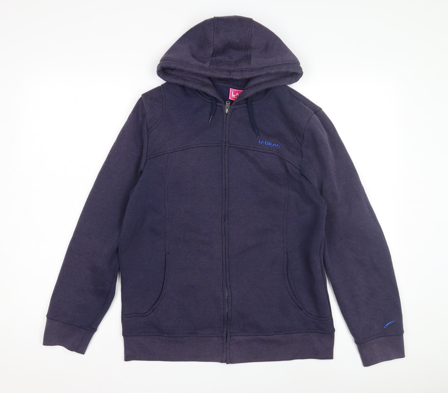 LA Gear Women's Blue Full Zip Hoodie, Size 12