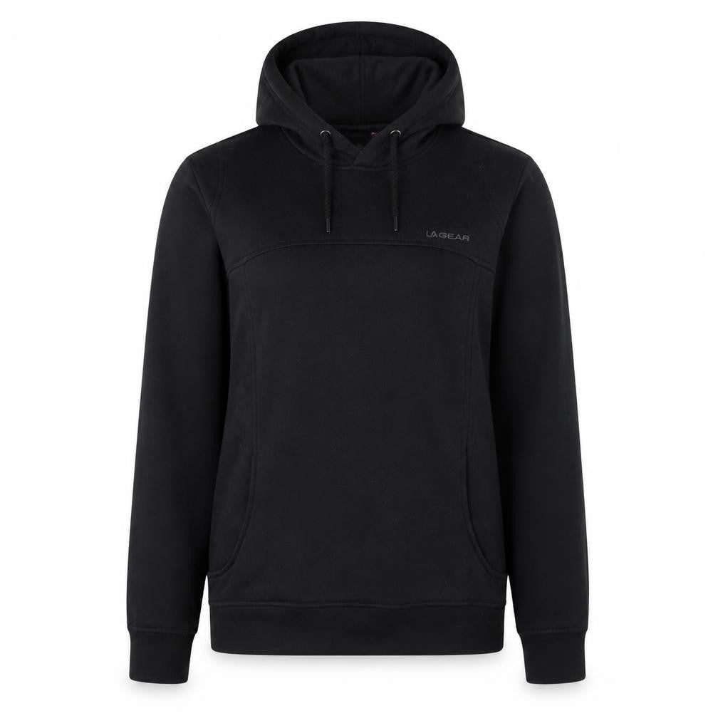 Front view of LA Gear Women's Black Pullover Hoodie, size 12
