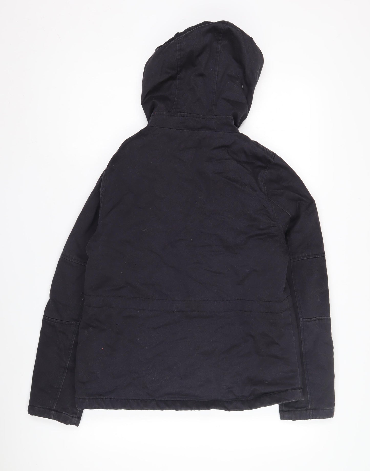Topshop Women’s Black Parka Jacket Size 8