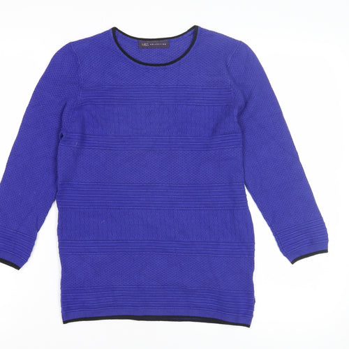 Marks and Spencer Women's Blue Knit Pullover Jumper Size 8