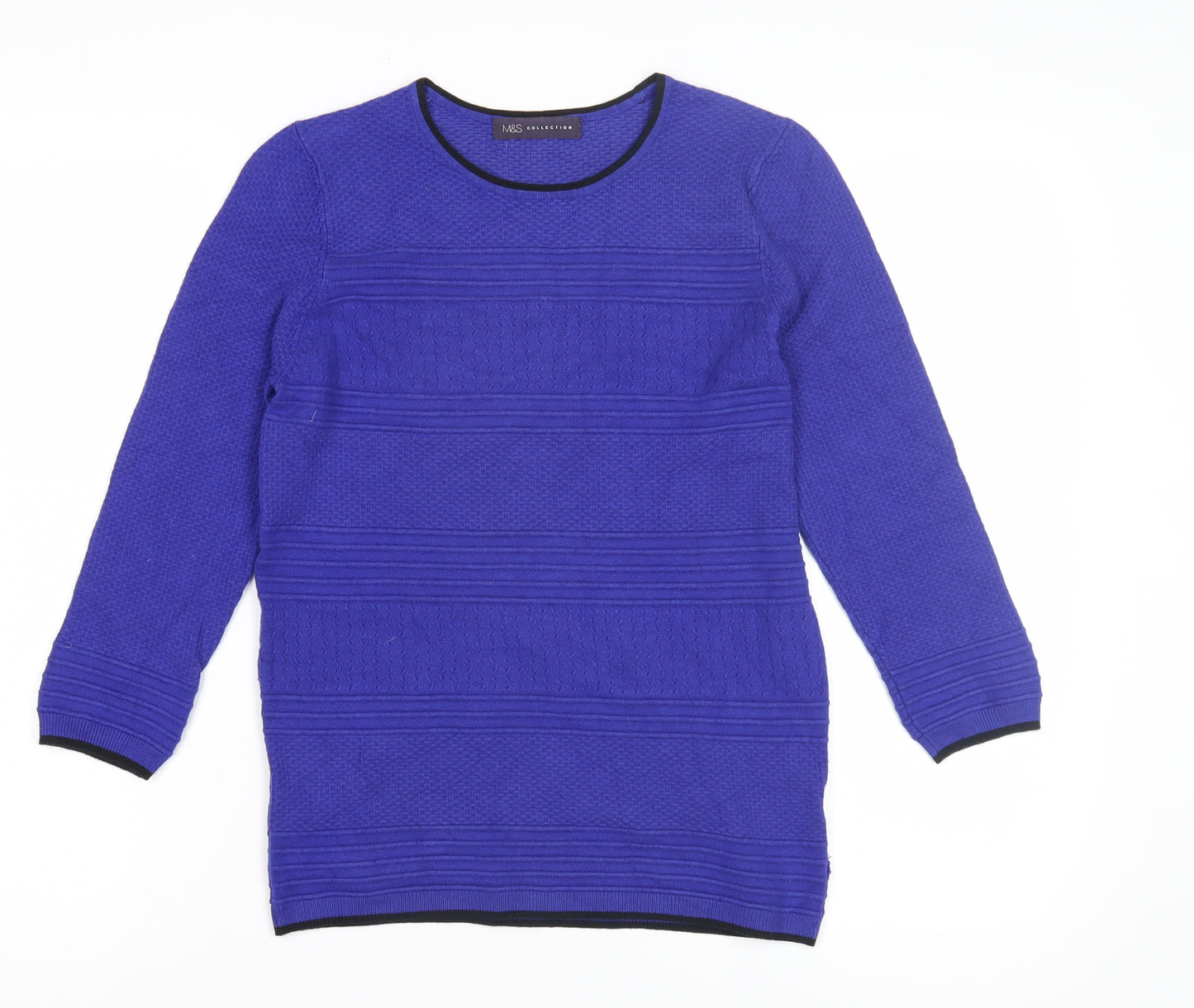 Marks and Spencer Women's Blue Knit Pullover Jumper Size 8