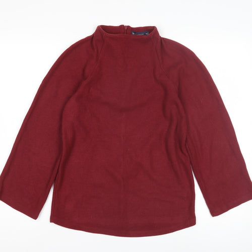 Marks and Spencer Red High Neck Women's Jumper